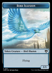 City's Blessing // Bird Illusion Double-Sided Token [Commander Masters Tokens] | Devastation Store