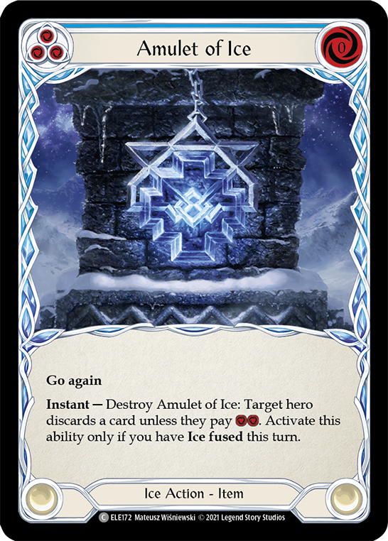 Amulet of Ice [ELE172] (Tales of Aria)  1st Edition Normal | Devastation Store