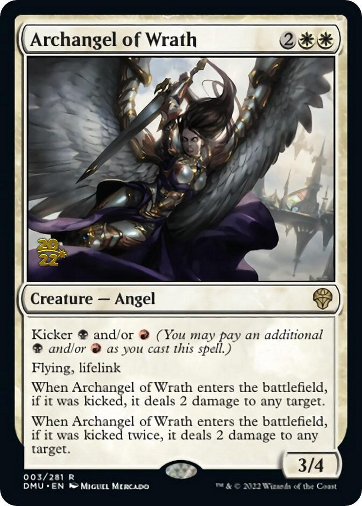 Archangel of Wrath [Dominaria United Prerelease Promos] | Devastation Store
