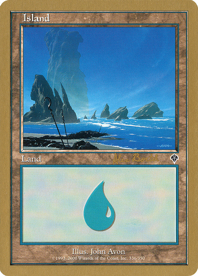 Island (ab336a) (Alex Borteh) [World Championship Decks 2001] | Devastation Store