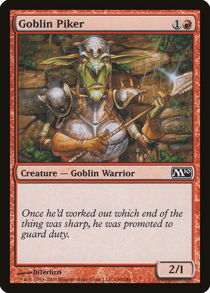 Goblin Piker [Magic 2010] | Devastation Store