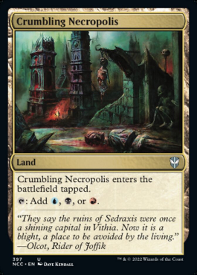 Crumbling Necropolis [Streets of New Capenna Commander] | Devastation Store