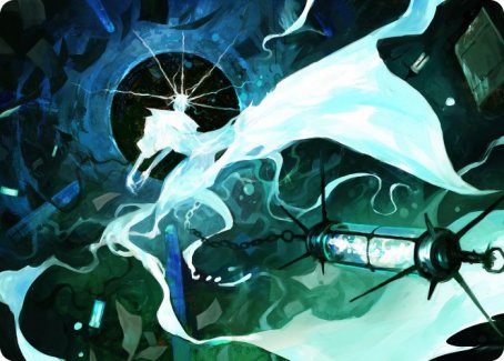 Thirst for Discovery Art Card [Innistrad: Crimson Vow Art Series] | Devastation Store