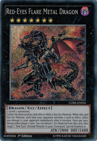 Red-Eyes Flare Metal Dragon [CORE-EN054] Secret Rare | Devastation Store