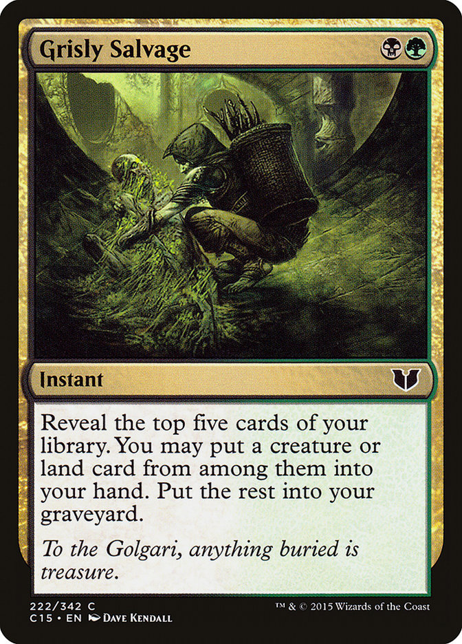 Grisly Salvage [Commander 2015] - Devastation Store | Devastation Store