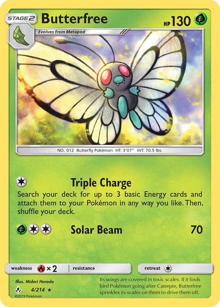 Butterfree (4/214) [Sun & Moon: Unbroken Bonds] | Devastation Store