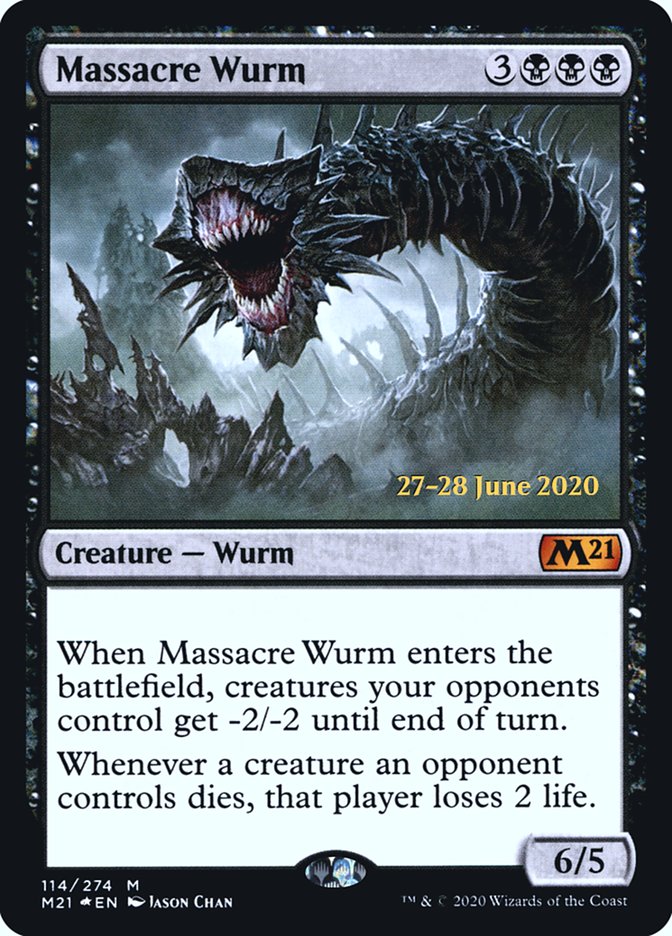 Massacre Wurm  [Core Set 2021 Prerelease Promos] | Devastation Store