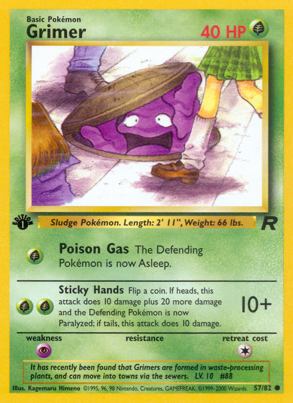 Grimer (57/82) [Team Rocket 1st Edition] | Devastation Store