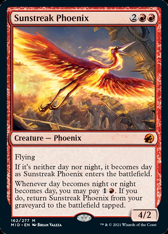 Sunstreak Phoenix [Innistrad: Midnight Hunt] | Devastation Store