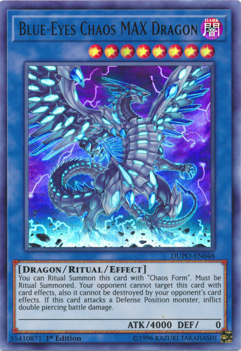 Blue-Eyes Chaos MAX Dragon [DUPO-EN048] Ultra Rare | Devastation Store