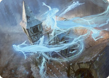 Hallowed Haunting Art Card [Innistrad: Crimson Vow Art Series] | Devastation Store