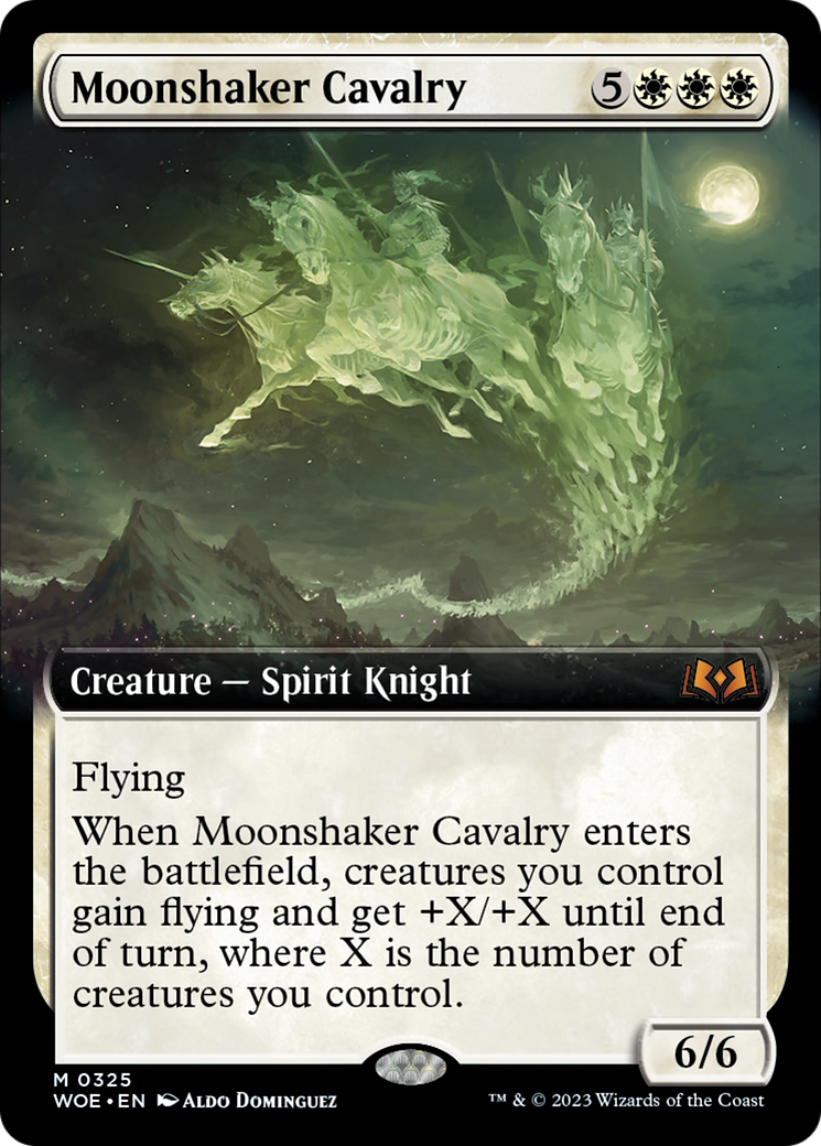 Moonshaker Cavalry (Extended Art) [Wilds of Eldraine] | Devastation Store