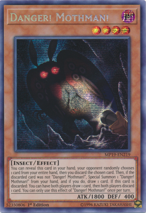 Danger! Mothman! [MP19-EN219] Prismatic Secret Rare | Devastation Store