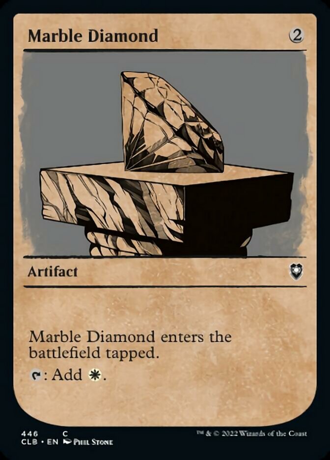 Marble Diamond (Showcase) [Commander Legends: Battle for Baldur's Gate] | Devastation Store