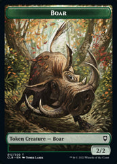 Treasure // Boar Double-sided Token [Commander Legends: Battle for Baldur's Gate Tokens] | Devastation Store