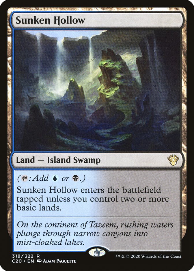 Sunken Hollow [Commander 2020] | Devastation Store