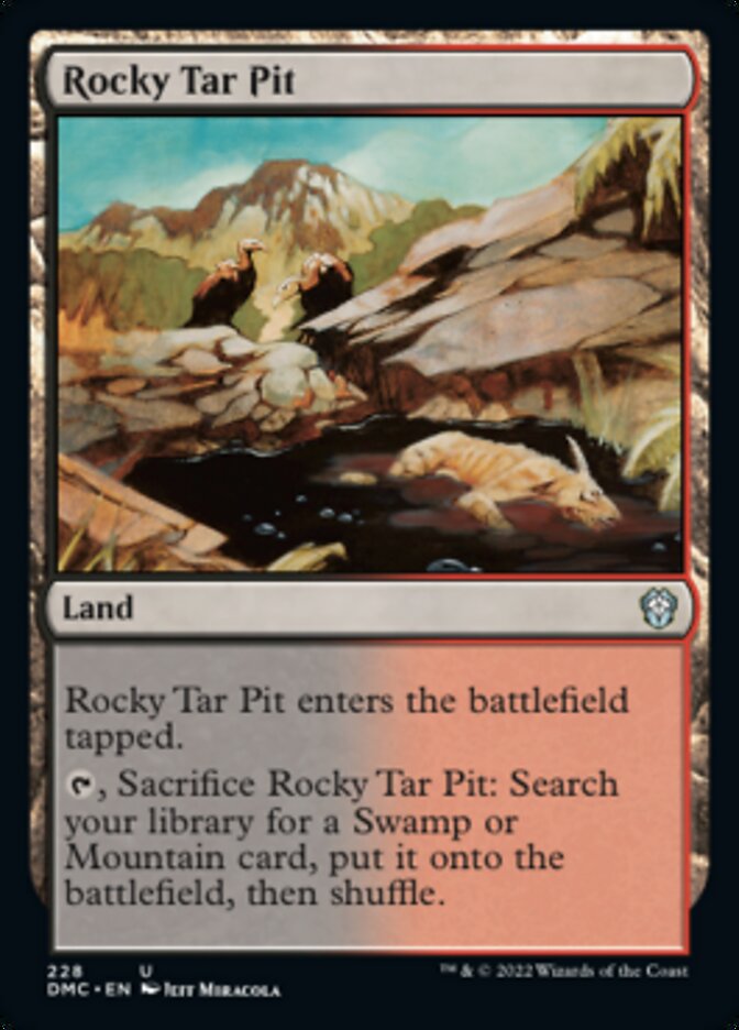 Rocky Tar Pit [Dominaria United Commander] | Devastation Store