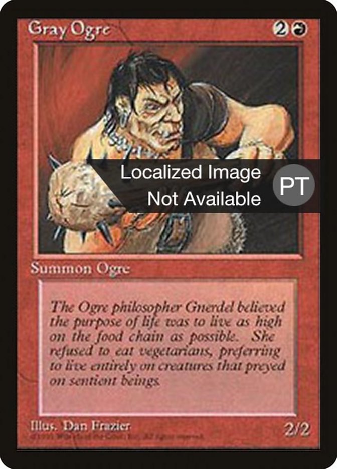 Gray Ogre [Fourth Edition (Foreign Black Border)] | Devastation Store