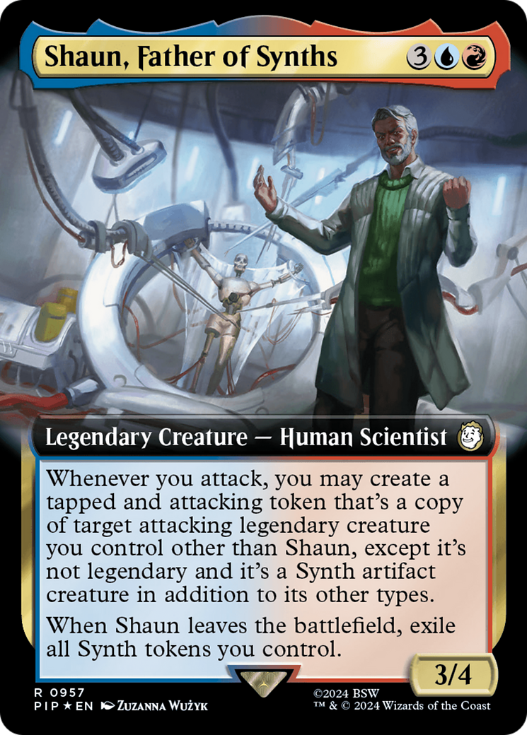 Shaun, Father of Synths (Extended Art) (Surge Foil) [Fallout] | Devastation Store