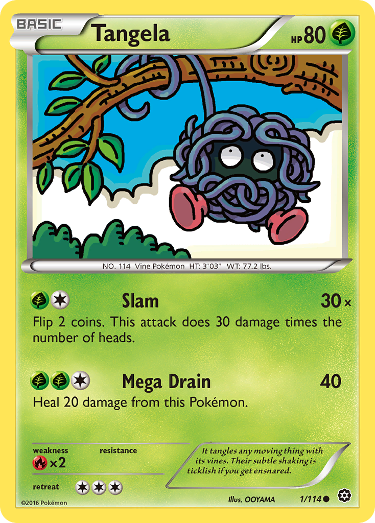 Tangela (1/114) [XY: Steam Siege] | Devastation Store