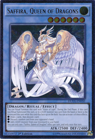 Saffira, Queen of Dragons (UTR) [DUEA-EN050] Ultimate Rare | Devastation Store