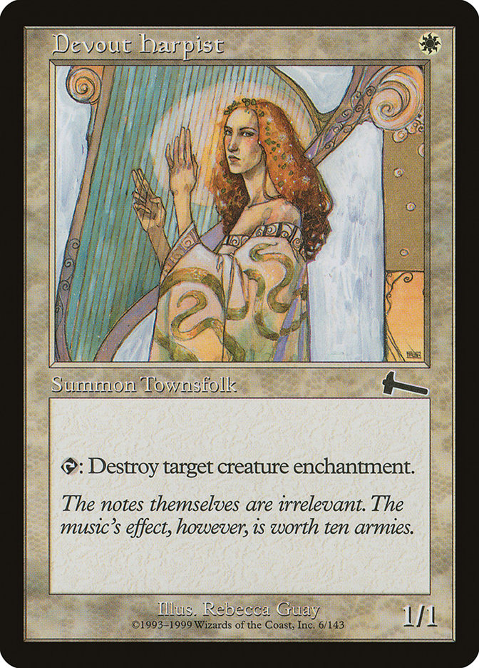 Devout Harpist [Urza's Legacy] | Devastation Store