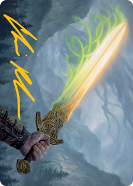 Sword of Hearth and Home Art Card (Gold-Stamped Signature) [Modern Horizons 2 Art Series] | Devastation Store