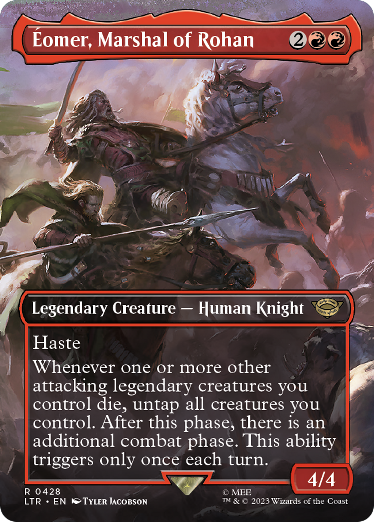 Eomer, Marshal of Rohan (Borderless Alternate Art) [The Lord of the Rings: Tales of Middle-Earth] | Devastation Store