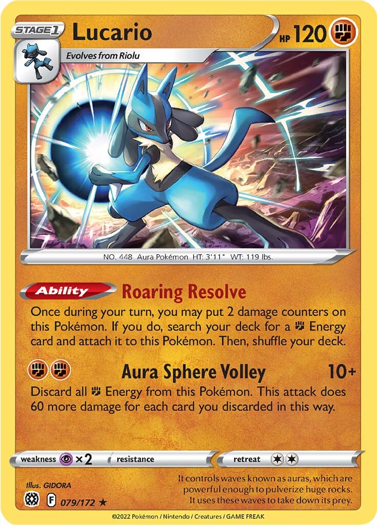 Lucario (079/172) [Sword & Shield: Brilliant Stars] | Devastation Store