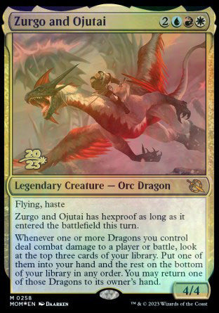 Zurgo and Ojutai [March of the Machine Prerelease Promos] | Devastation Store