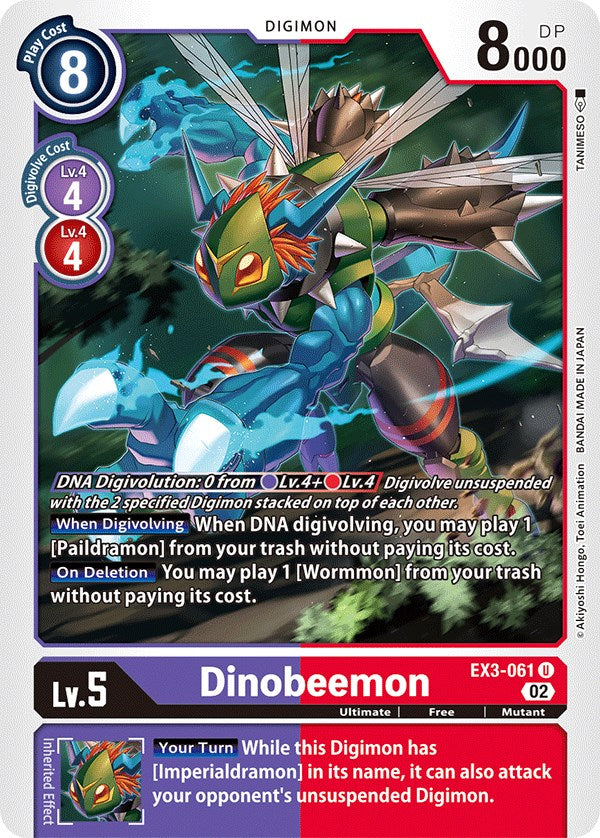 Dinobeemon [EX3-061] [Draconic Roar] | Devastation Store
