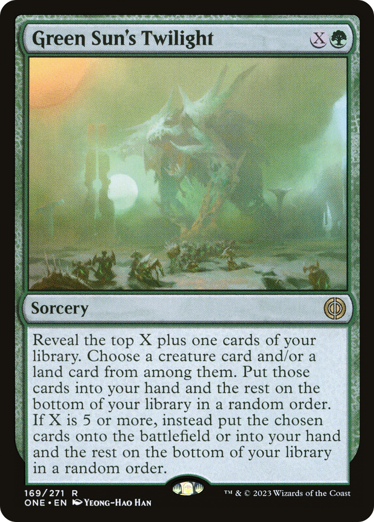Green Sun's Twilight [Phyrexia: All Will Be One] | Devastation Store
