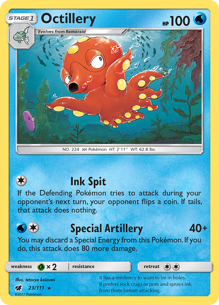 Octillery (23/111) [Sun & Moon: Crimson Invasion] | Devastation Store