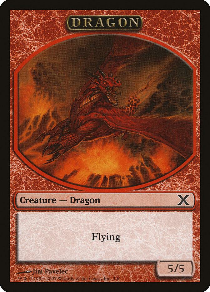 Dragon [Tenth Edition Tokens] | Devastation Store