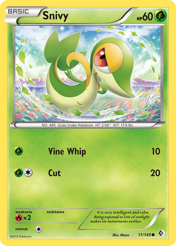 Snivy (11/149) [Black & White: Boundaries Crossed] | Devastation Store