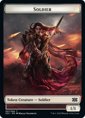 Elemental // Soldier Double-sided Token [Double Masters 2022 Tokens] | Devastation Store