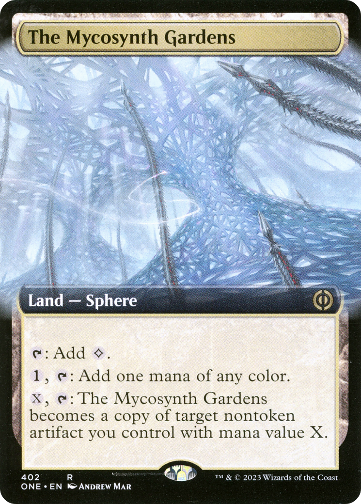 The Mycosynth Gardens (Extended Art) [Phyrexia: All Will Be One] | Devastation Store