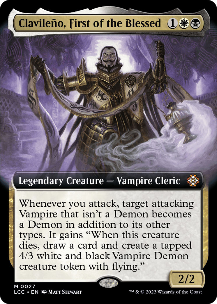 Clavileno, First of the Blessed (Extended Art) [The Lost Caverns of Ixalan Commander] | Devastation Store