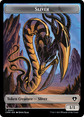 Sliver Army // Sliver Double-Sided Token [Commander Masters Tokens] | Devastation Store