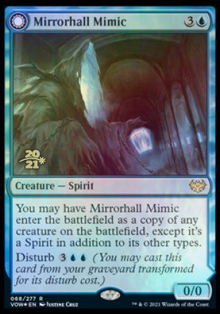 Mirrorhall Mimic // Ghastly Mimicry [Innistrad: Crimson Vow Prerelease Promos] | Devastation Store