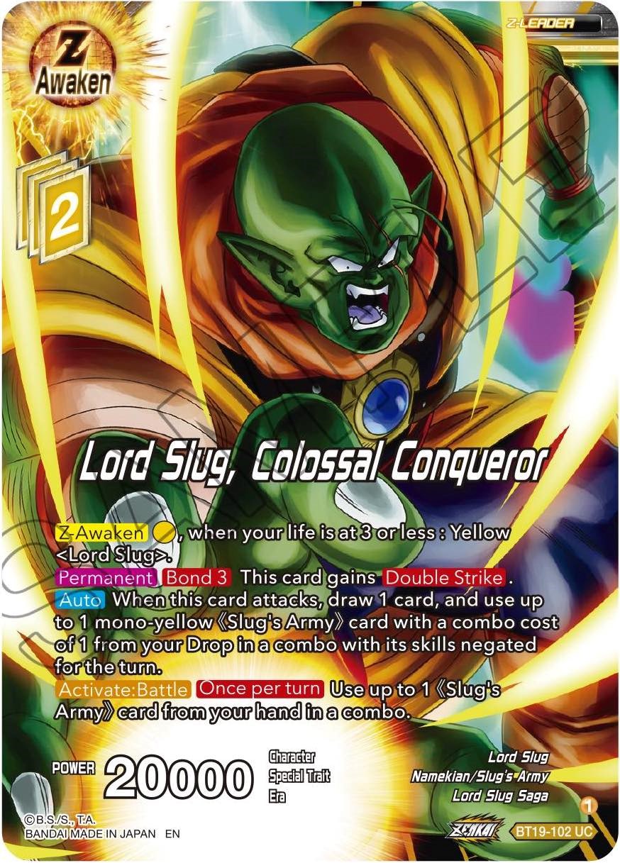 Lord Slug, Colossal Conqueror (BT19-102) [Fighter's Ambition] | Devastation Store