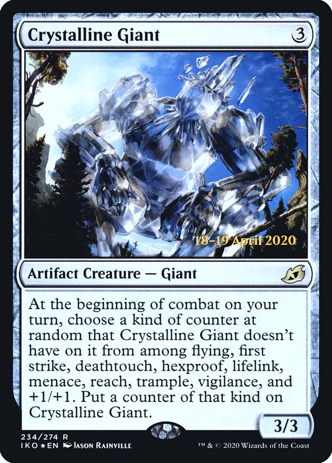 Crystalline Giant  [Ikoria: Lair of Behemoths Prerelease Promos] | Devastation Store