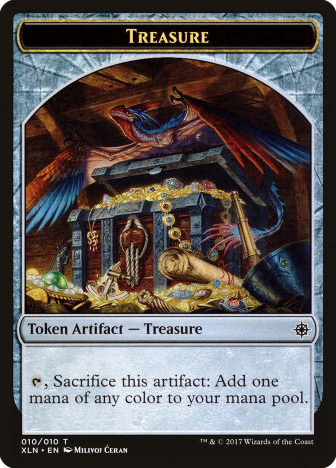 Treasure (010/010) [Ixalan Tokens] | Devastation Store