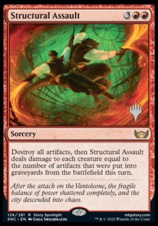 Structural Assault (Promo Pack) [Streets of New Capenna Promos] | Devastation Store
