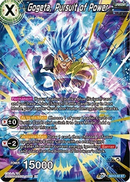 Gogeta, Pursuit of Power (SD12-02) [Rise of the Unison Warrior 2nd Edition] | Devastation Store