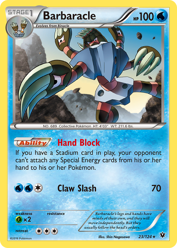 Barbaracle (23/124) [XY: Fates Collide] | Devastation Store