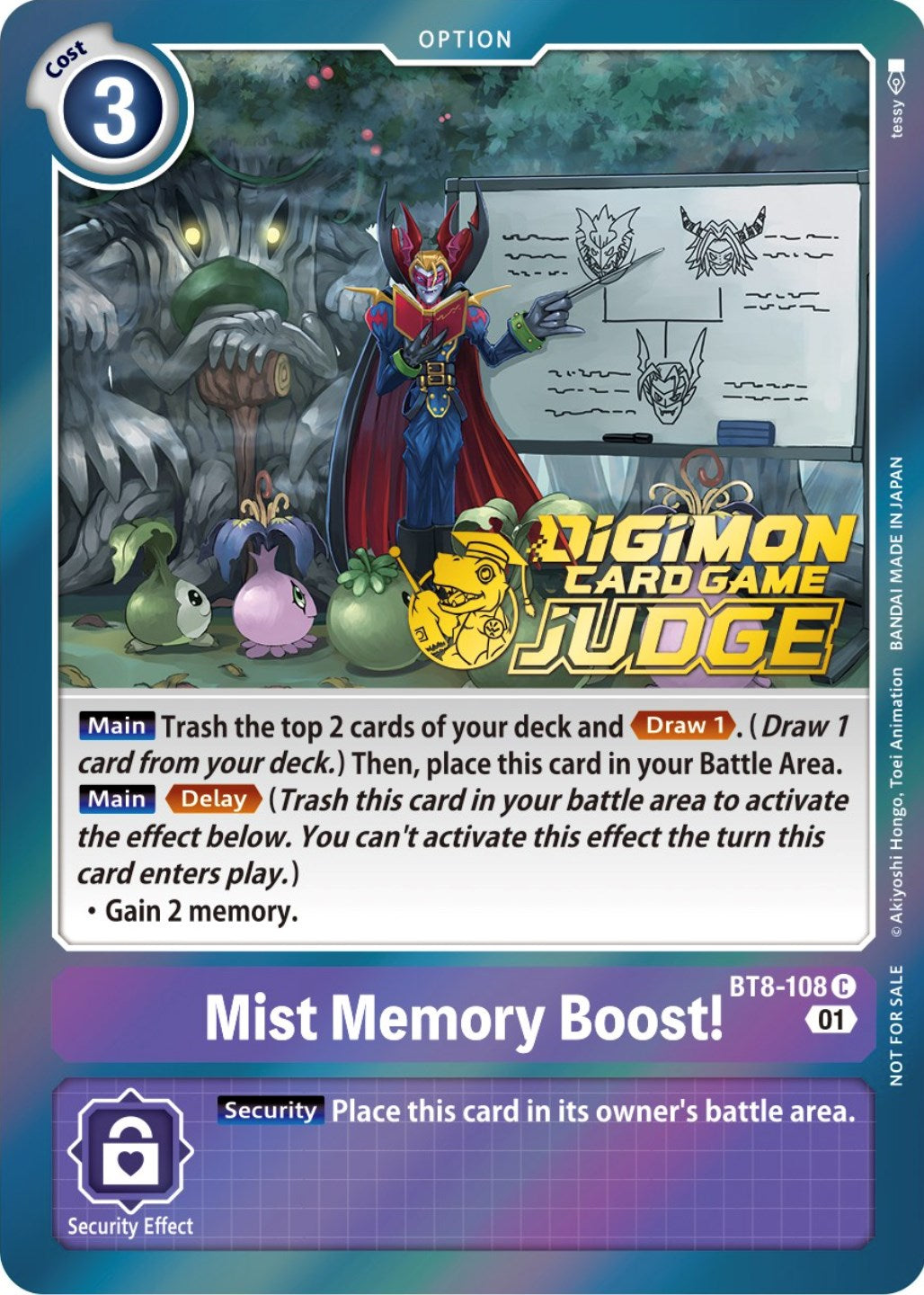 Mist Memory Boost! [BT8-108] (Judge Pack 3) [New Awakening Promos] | Devastation Store