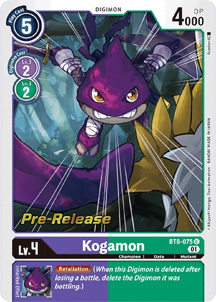 Kogamon [BT8-075] [New Awakening Pre-Release Cards] | Devastation Store