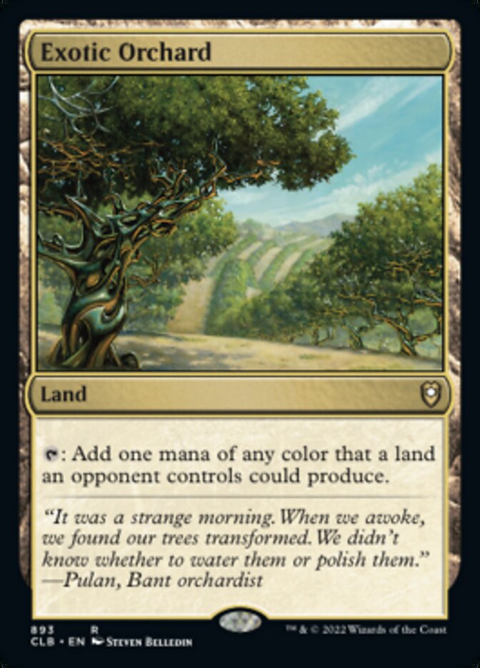 Exotic Orchard [Commander Legends: Battle for Baldur's Gate] | Devastation Store