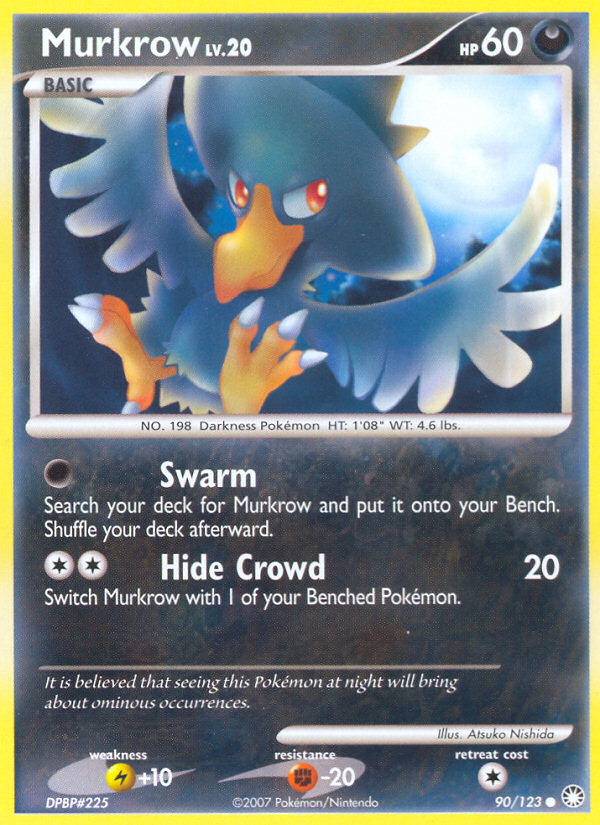 Murkrow (90/123) [Diamond & Pearl: Mysterious Treasures] | Devastation Store